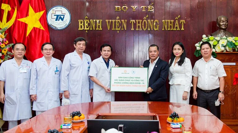 BỆNH VIỆN THỐNG NHẤT TIẾP NHẬN CÔNG TRÌNH XÂY DỰNG PHỤC VỤ CÔNG TÁC PHÒNG CHỐNG DỊCH COVID-19 TỪ TẬP ĐOÀN HƯNG THỊNH