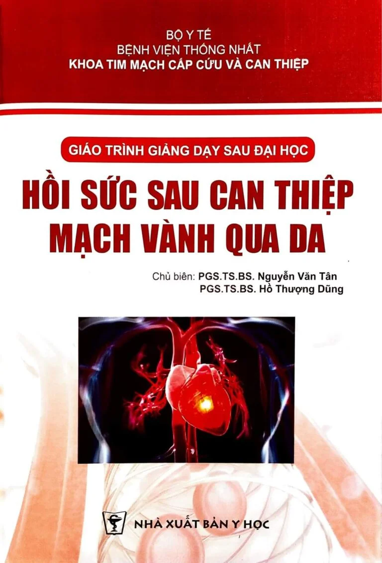 GIÁO TRÌNH GIẢNG DẠY SAU ĐẠI HỌC: HỒI SỨC SAU CAN THIỆP MẠCH VÀNH QUA DA