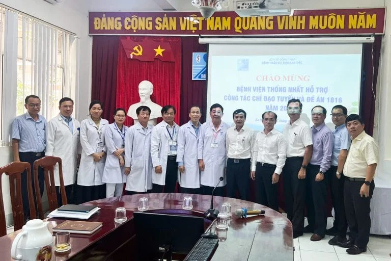 Bệnh viện Thống Nhất hỗ trợ chuyên môn tại Bệnh viện đa khoa Sa Đéc