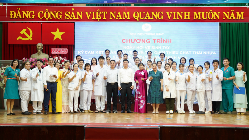 Benh vien Thong Nhat to chuc ngay hoi Ve sinh tay nam 2025