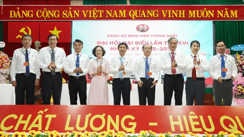 Ban Chap hanh Dang bo Benh vien Thong Nhat nhiem ky 2025 2030 ra mat Dai hoi