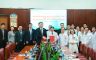 Các đại biểu ký kết hợp tác giữa Bệnh viện Thống Nhất và Bệnh viện số I Quảng Tây.